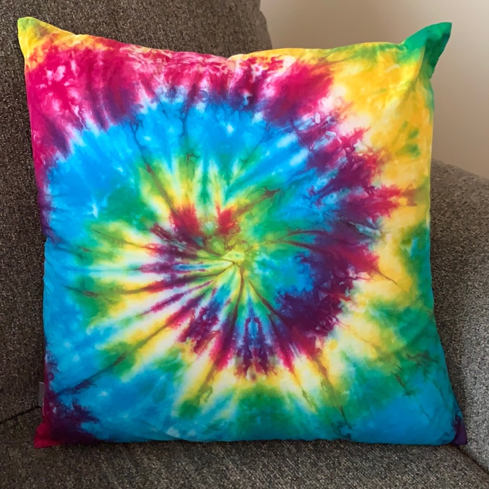 Handmade tie dye pillowcase